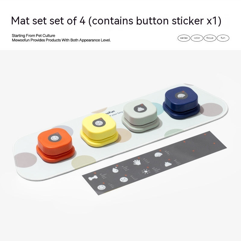 4 Colors Pet Communication Button