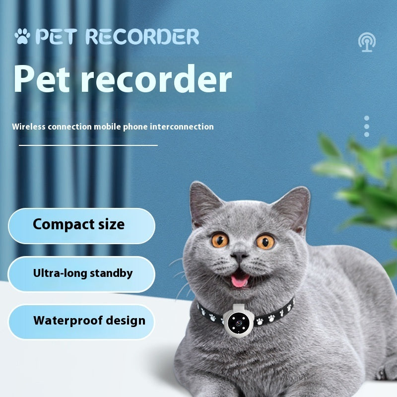 Pets Recorder Pet Tracker Collar for Cats
