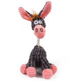 Pet Toy Donkey Shape Corduroy Chew Toy For Dogs and Puppy