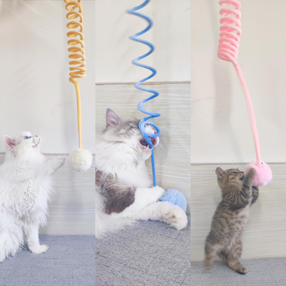 Cat Toy Self-Hi Sucker Spring