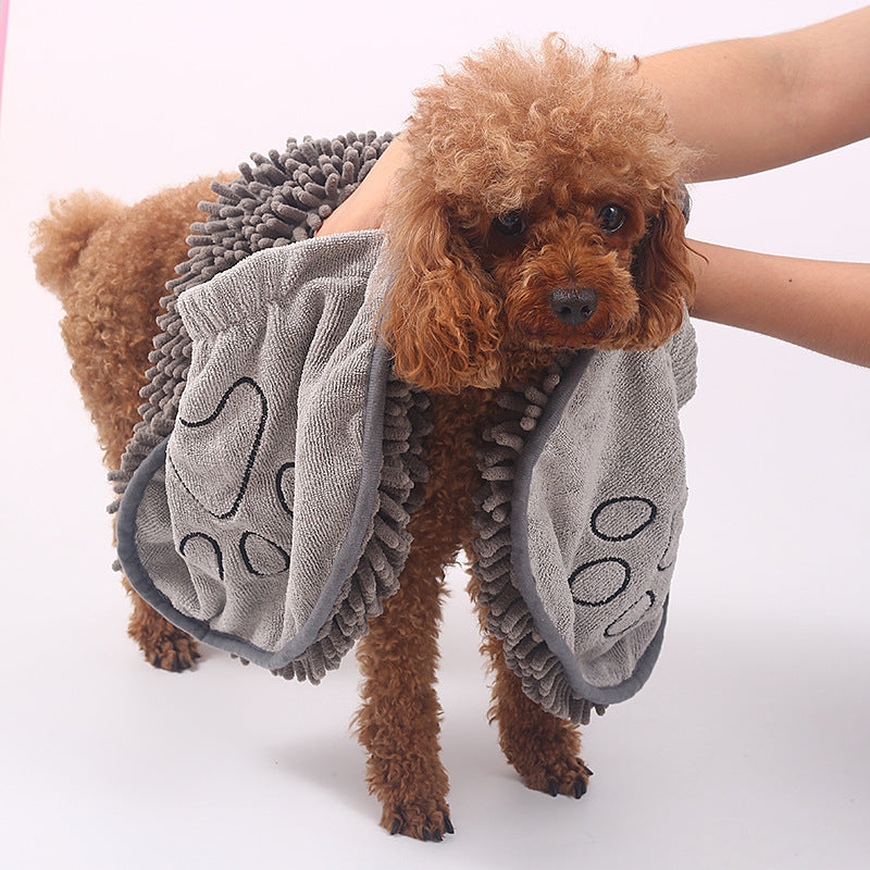 Pet Scrubbing Towel For Cats And Dogs