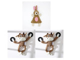 Pet Toy Donkey Shape Corduroy Chew Toy For Dogs and Puppy