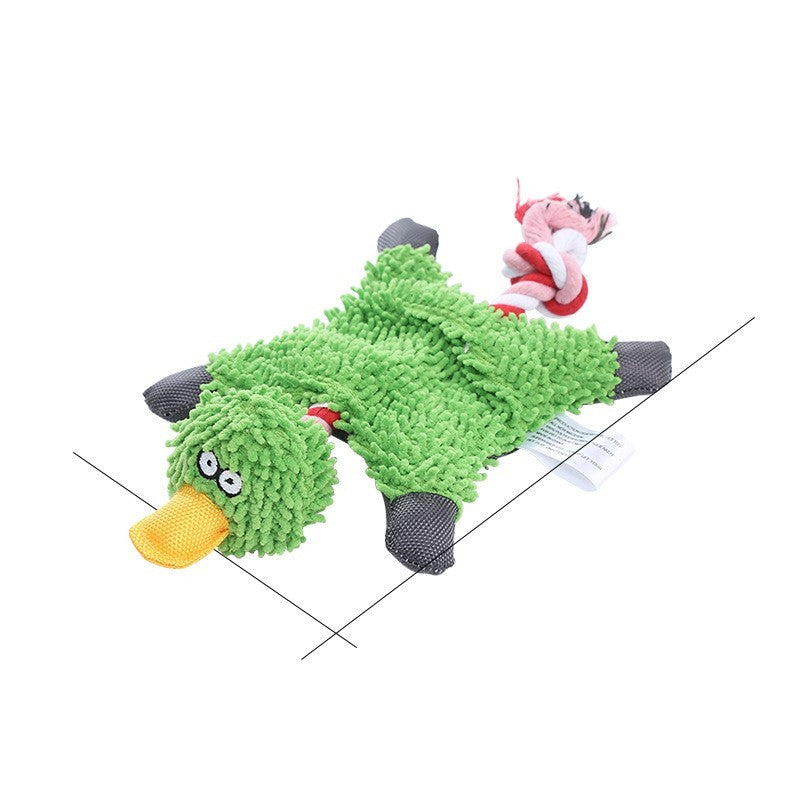 Pet Toy Donkey Shape Corduroy Chew Toy For Dogs and Puppy