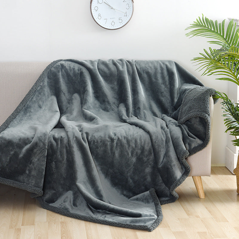 Flannel Cotton Thick Pet Blanket Dog