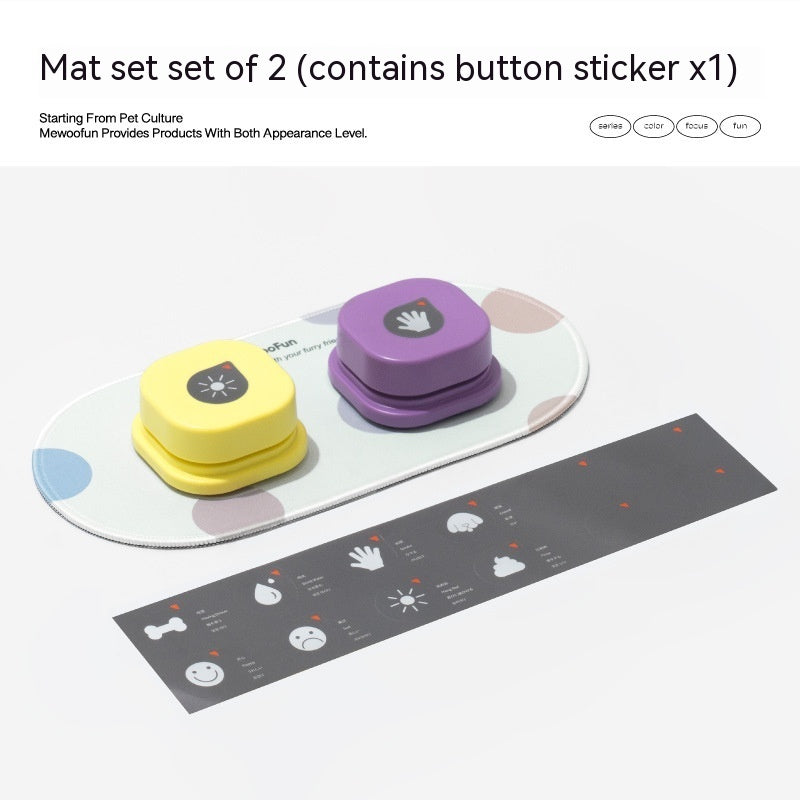 4 Colors Pet Communication Button