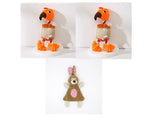 Pet Toy Donkey Shape Corduroy Chew Toy For Dogs and Puppy