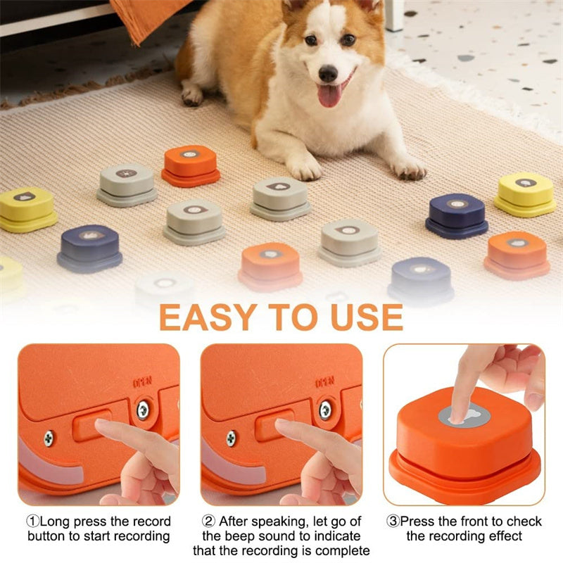 4 Colors Pet Communication Button