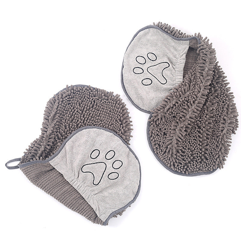 Pet Scrubbing Towel For Cats And Dogs