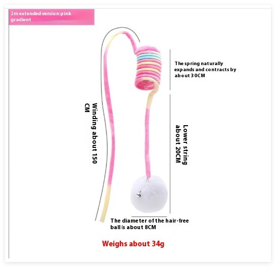 Cat Toy Self-Hi Sucker Spring